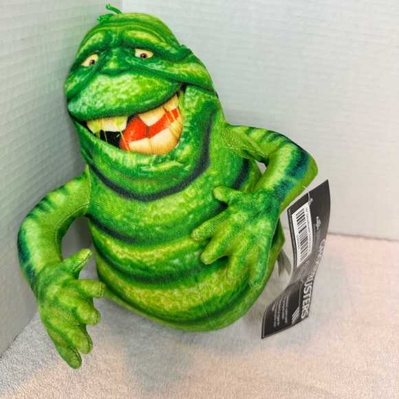 GHOSTBUSTERS Slimer The Green Ghost Sitting Plush Doll Figure / 2023 / BRAND NEW - Picture 1 of 4